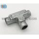 BS Conduit And Fittings Of Malleable Iron Three Way Channel Inspection Tee Junction Box