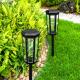 Black Solar Powered Outdoor Lights for Eco-friendly Lighting