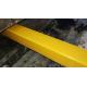 52mm FRP Pultruded Profiles Yellow Rectangular Tube Profile, applied in public facility and ladder etc.