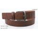 Old Silver Buckle Mens Casual Belts Special Embossed Patterns Available