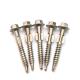 A2 AISI 304 Hex Flange Head Winged Self Drilling Screws Partial Wood Thread