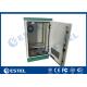 Fan Type Outdoor Telecom Cabinet Waterproof Anti - Corrosion With Galvanized Steel Material