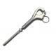 Polished Finish Stainless Steel AISI316 Quick Release Pelican Hook with Swage End