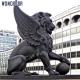 160cm Large Bronze Lion Statue Outdoor Metal Animal Decoration