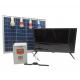 12V Portable Solar Home System , 50W Solar System For Home Electricity
