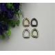 Good quality plating handbags and bags iron wire d ring,welded metal d buckle 13mm