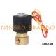 1/8'' 2 Way NC Direct Acting Brass Solenoid Valve With FKM Seal