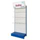 Factory Custom Size Color sell rak gondola pharmacy display rack blue supermarket shelf