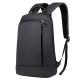 ready goods black waterproof material laptop backpack EVA padded back