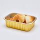 Golden Aluminum Foil Food Disposable Baking Pans With Lids