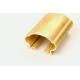 China Custom Brass Extrusion Profile Manufacturing for Handrail Balustrade Manufacturer and Supplier