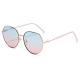 UV Protection Round Metal Sunglasses Women'S Simple Type OEM