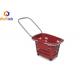 OEM Rolling Shopping Baskets For Convenience Store
