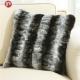 dark gray stripe Chinchilla faux Fur Decorative Pillow cover , cushion cover for sofa Bedroom 18inch*18inch