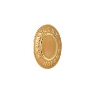 Custom Logo Embossed Identifying Military Buttons Anti Gold Domed Sewing Handle