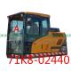 71K8-02440 HYUNDAI Front Glass Up Position A Excavator Cab Window Tempered