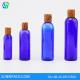 4oz blue PET bottles, 4oz blue Plastic bottles, cosmo round plastic bottles