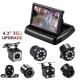 Easy Operated Backup Camera Monitor 4.3 TFT ABS Material Type High Durability
