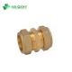 OEM Female / Male Thread Brass Fitting Water Pipe Coupling 20mm