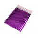 Recyclable Purple Metallic Glamour Mailers / Metallic Mailing Bags Strong Adhesive