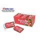 Sugar Free Sour Strawberry Candy With Slide Tin Box Tooth Friendly