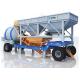 Professional Wet Mobile Concrete Batching Plant Mobile Batch Plant With JZM1500 Mixer