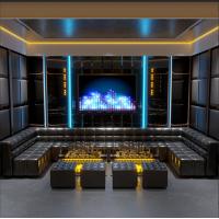 High Grade Multi Function Bar Hotel Coffee Table With Black Sofa Set