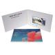 Customized Digital Screen LCD Video Brochure Card CMYK Printing Color 320x240 Pixel