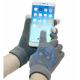 Comfortable Warm Touch Screen Gloves / Touch Sensitive Gloves Soft Feeling