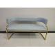 Strong Load Bearing Force 125cm 42cm Wrought Iron Sofa Set