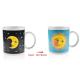 PeleusTech Magic Heat Sensitive Color Changing Mug Ceramic Coffee Tea Cup