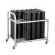 Yoga Mat Fom Rolling Wire Shelving Units , Commercial Storage Racks With Wheels