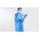 Customised Disposable Medical Lab Coat Long Sleeve Elastic Cuff Unisex