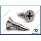 316/18-10 Stainless Steel Philips Countersunk Head Self-drilling Screws