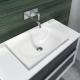 Rectangular  Counter Top Basin  Solid Surface Stone Bathroom Sink