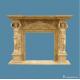 Hand Carved Marble Fireplace Surround Mantel Indoor Used