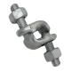 Electric Galvanized Drop Forged Fist Grip Clip Cable Clamps For Wire Rope