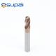 Tungsten Carbide 4 Flutes Ball Nose Carbide End Mill Sharp Edge For Alloy Steel