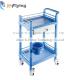 ABS Plastic One Drawer Medical Trolley Cart CE Approval