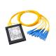 SC UPC Fiber Optic PLC Splitter 1X16 ABS Box Blue FTTH Fiber Optic Cable Splitter