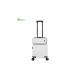 ABS+PC Hard Sided Luggage with Front Pocket and Spinner Wheels