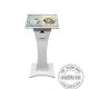 21.5 Inch LCD Self Service Kiosk Printer And Scanner Built In Floor Stand 