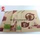 200g Flat Kraft Paper Bags , Food Grade Brown Paper Custom Printed Kraft Bags