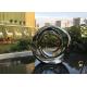 Durable Spiral Circle Stainless Steel Sculpture For Garden Pool Decoration