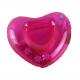 Red Sweat-heart Shape Inflatable Drink Holder PVC Pool Floating Holder 18*18cm