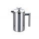 8 Cup 34oz 18/8 Stainless Steel French Press Coffee Pot With Filter Home Office