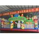 Interactive Inflatable Play Place , Inflatable Kids Playground Water Spray Colorful