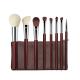 Must Have Cosmetic Brushes Luxury Set For Girls Makeup Dark Red Color