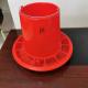 Automatic 10kg Poultry Feeder Drinker In Red Color