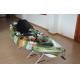 2.7M Sit On Top Short Recreational Touring Kayak Army Camo Painted Open Hull